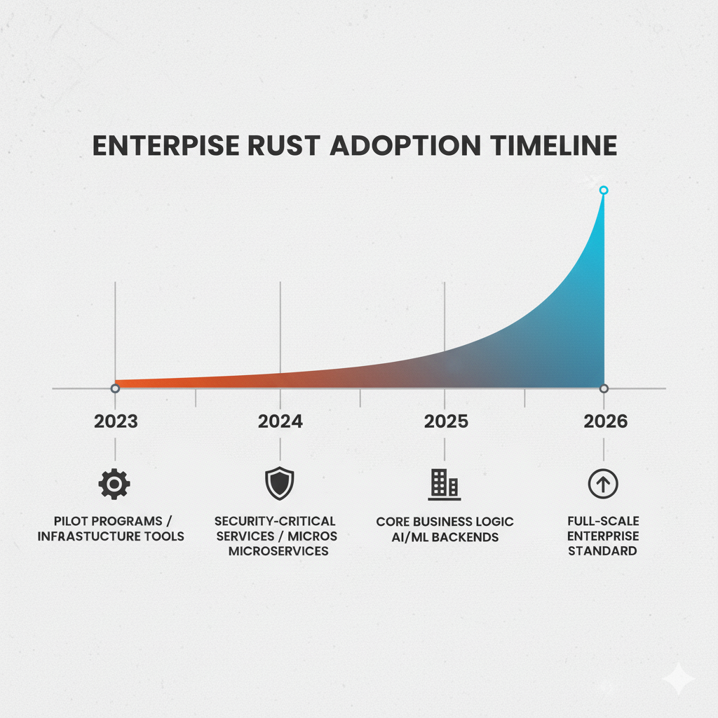 Enterprise Rust Adoption Timeline